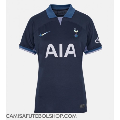 Camisa de time de futebol Tottenham Hotspur Replicas 2º Equipamento Feminina 2023-24 Manga Curta